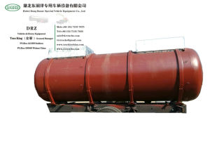 Customsing VAC Acid Sewage Tanker Tank Body- Lined PE for Liquid Chemical Wast 4m3-22m3 (1000USG-6000USG)