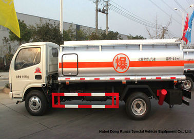 Porcellana camion di consegna di olio combustibile di rifornimento di carburante 4x2 4000 L con il freno appiattito dell'aria del circuito doppio fornitore