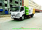 Lavaggio della via di ISUZU EFL 700 e camion della spazzatrice con acqua di alta pressione delle spazzole fornitore