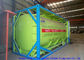 Contenitore acido fluoborico 20FT, contenitore di grandi dimensioni del carro armato di trasporto di iso per spedire fornitore