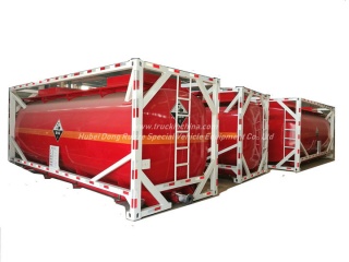 Custermizing ISOTank Container 16KL -21KL Acido, alcalino e sale HCL, NaOH, NaCIO Bleach UN1791
