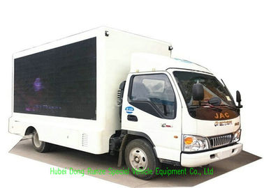Porcellana Camion mobile di pubblicità di JAC LED con i sistemi di sollevamento pieghevole 3840 x 1760mm dello schermo e della fase fornitore