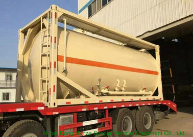 Porcellana contenitori in serie 20000L - 22500L del carro armato del cemento di 20FT con la struttura del acciaio al carbonio fornitore